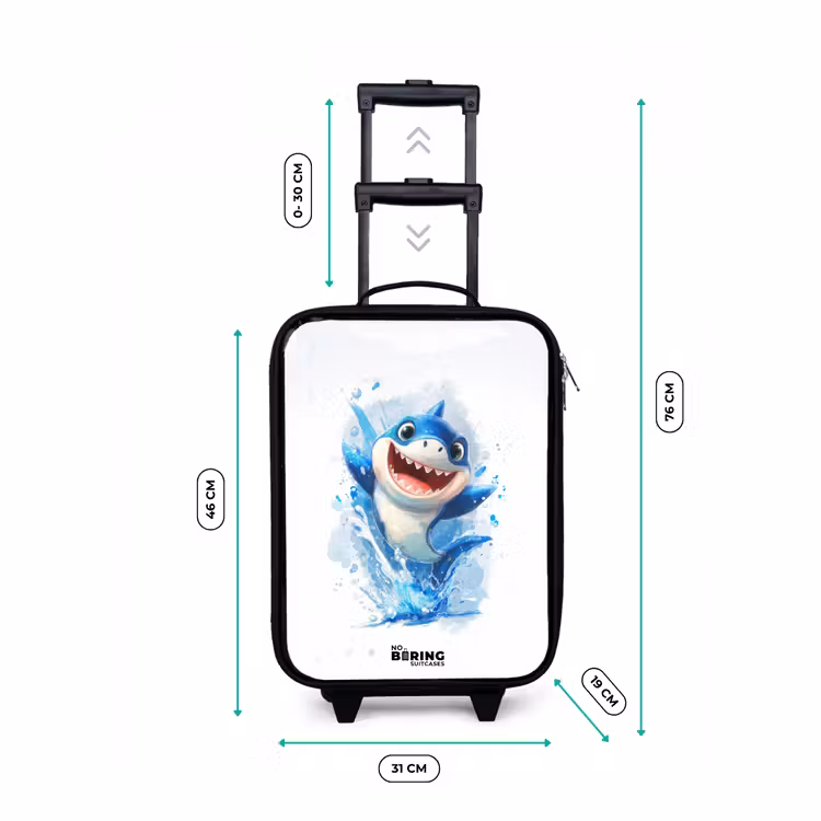 Valise enfant - Requin - Dents - Eau — 7