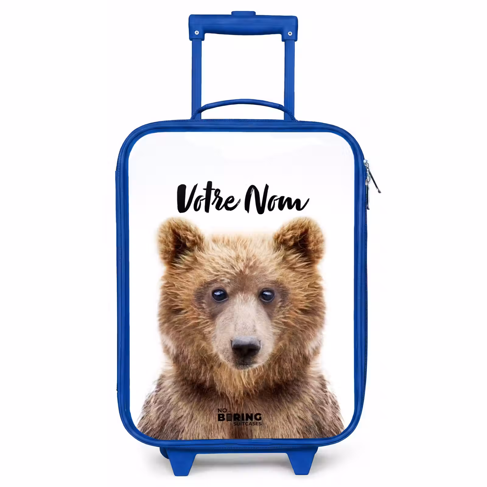 Valise enfant avec nom - Bleu - Bennie Bear — 1