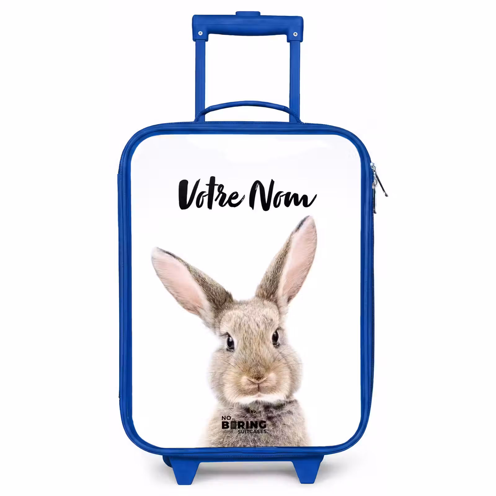 Valise enfant avec nom - Bleu - Koen Rabbit — 1