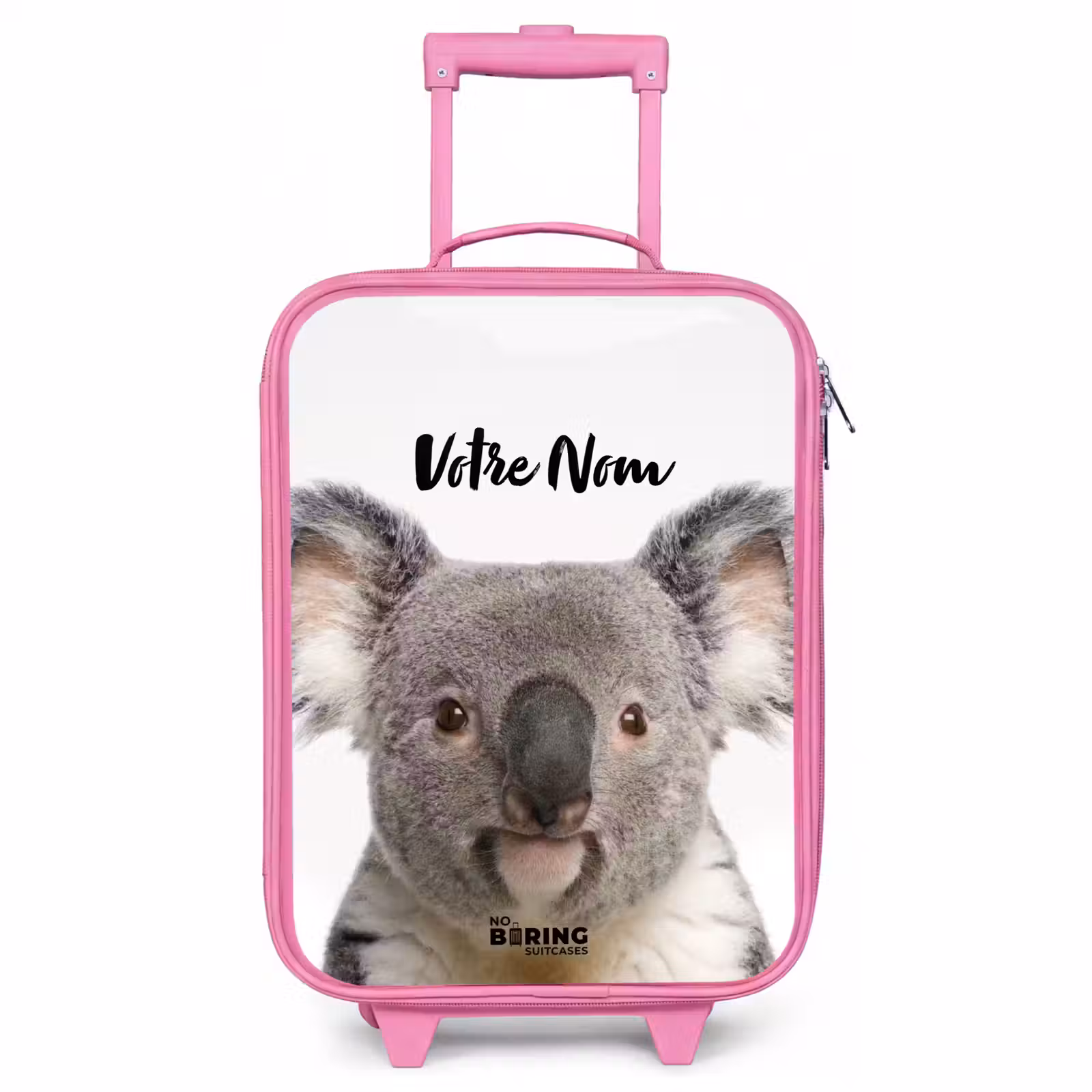Valise enfant avec nom - Rose - Mignon Koala — 1