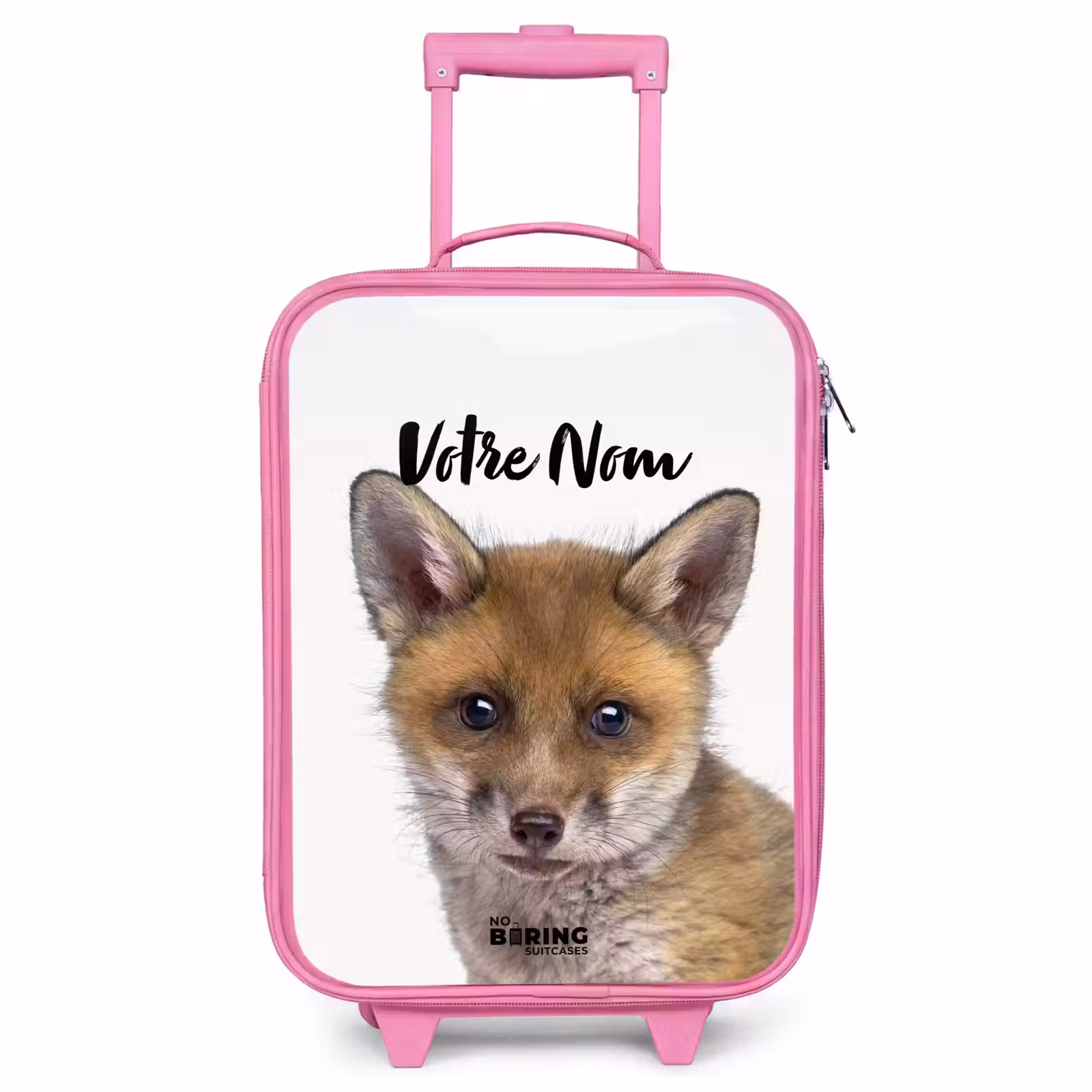 Valise enfant avec nom - Rose - Victor Vos — 1