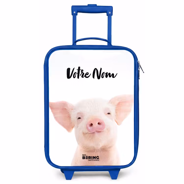 Valise enfant avec nom - Bleu - Binky Big — 1