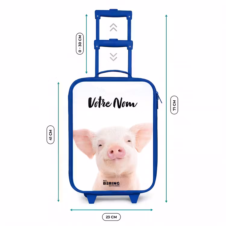 Valise enfant avec nom - Bleu - Binky Big — 6