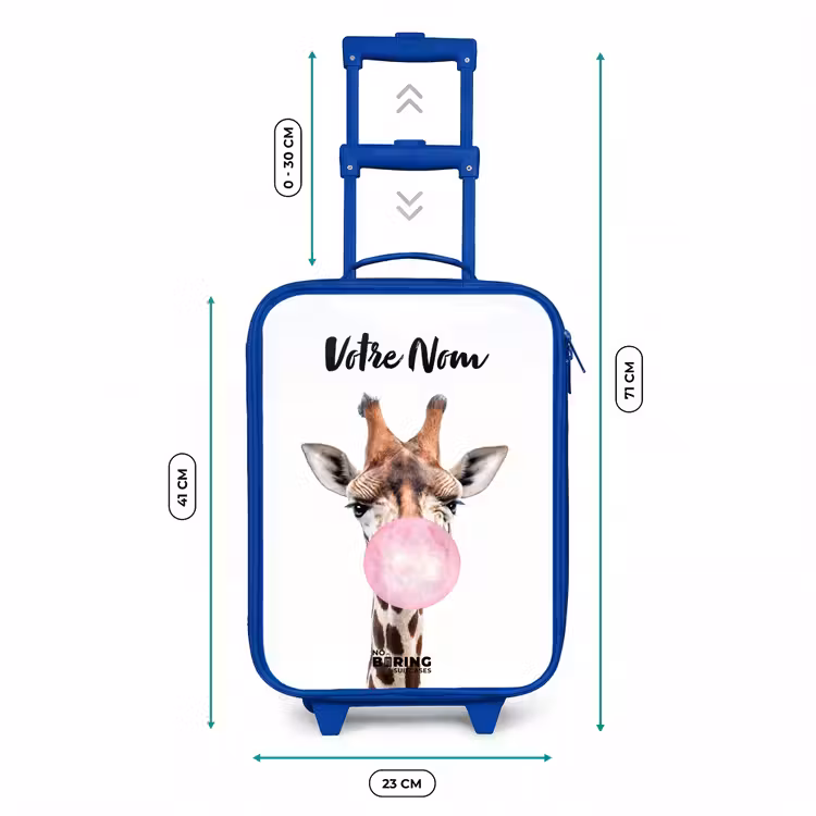 Valise enfant avec nom - Bleu - Mâcher Kobus — 6