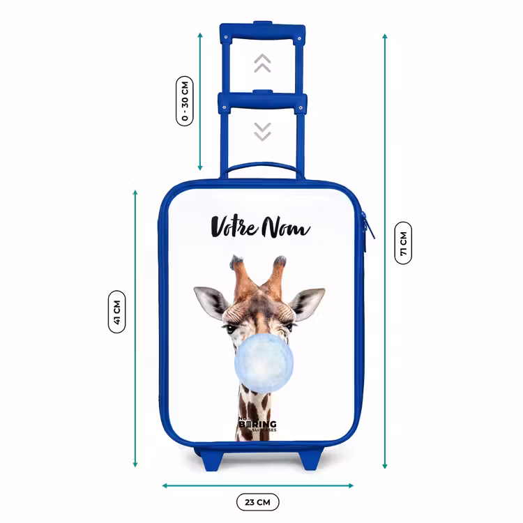 Valise enfant avec nom - Bleu - Mâcher Kobus bleu — 6