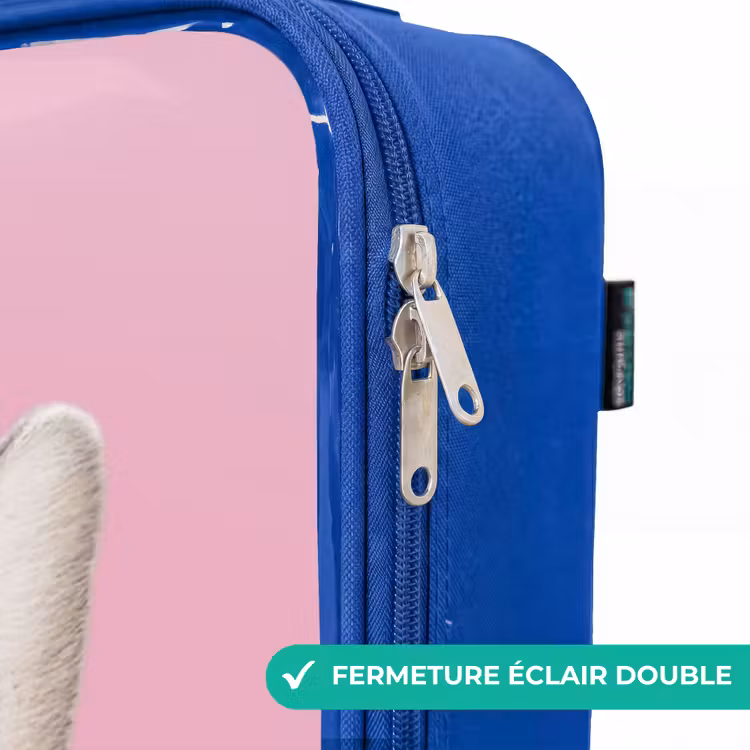 Valise enfant avec nom - Bleu - Mâcher ronger — 7