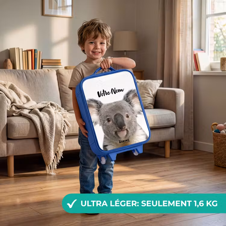 Valise enfant avec nom - Bleu - Mignon Koala — 3