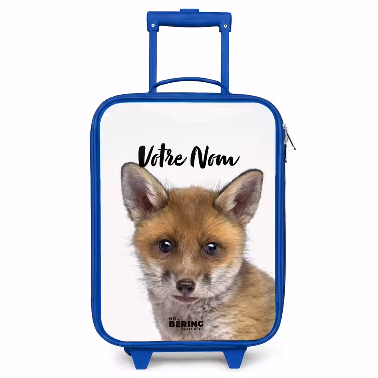 Valise enfant avec nom - Bleu - Victor Vos — 1