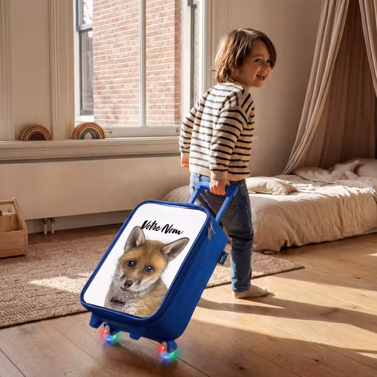 Valise enfant avec nom - Bleu - Victor Vos — 2