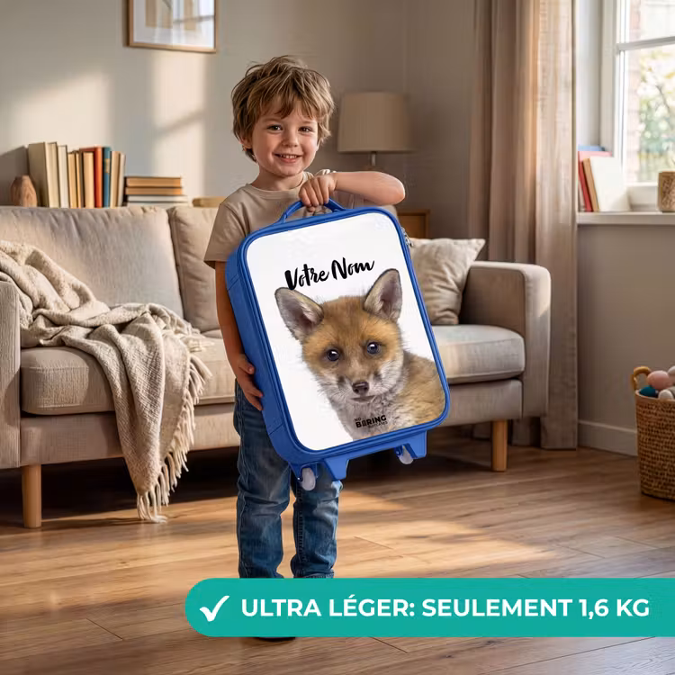 Valise enfant avec nom - Bleu - Victor Vos — 3