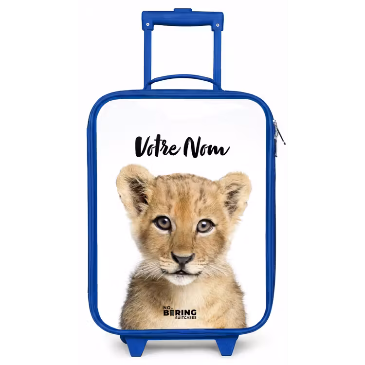 Valise enfant avec nom - Bleu - Winnie Cub — 1