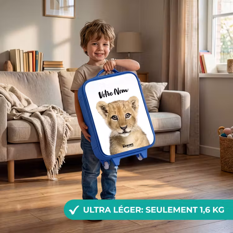 Valise enfant avec nom - Bleu - Winnie Cub — 3