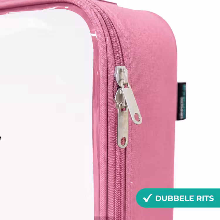 Valise enfant avec nom - Rose - Barry le canard en caoutchouc — 7