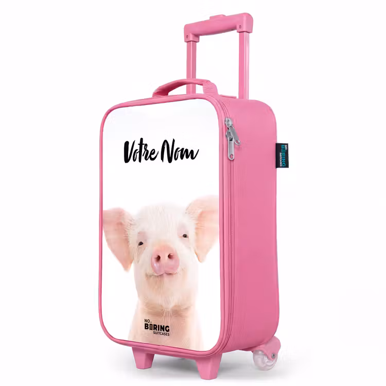 Valise enfant avec nom - Rose - Binky Big — 8