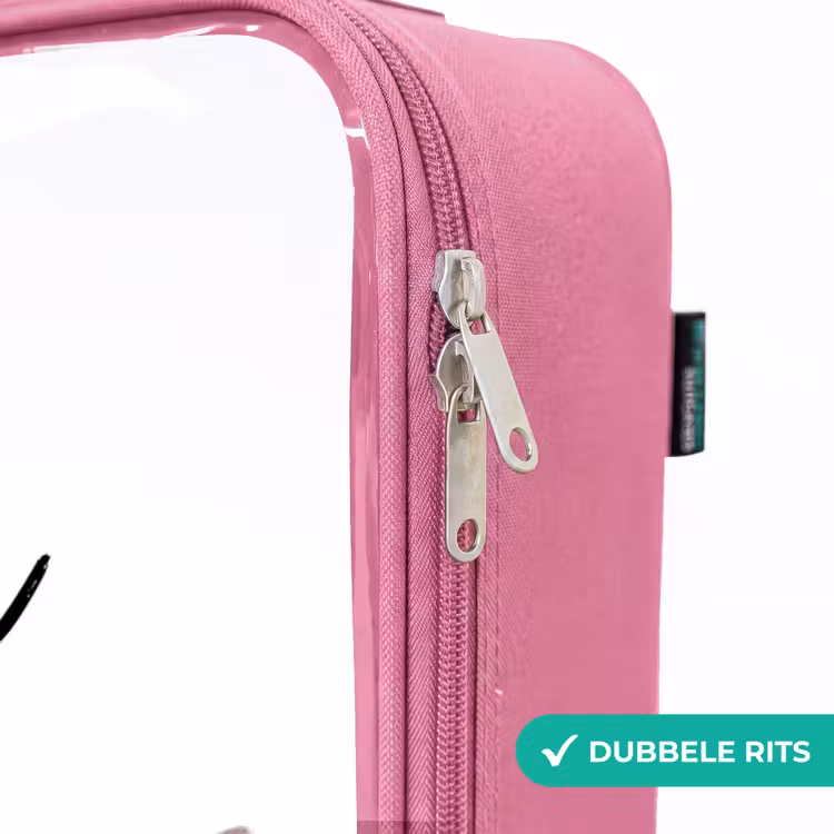 Valise enfant avec nom - Rose - Halbe Hooglander — 7