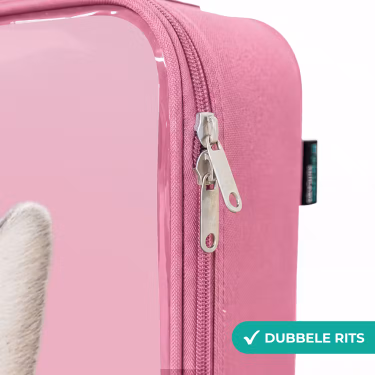 Valise enfant avec nom - Rose - Mâcher ronger — 7