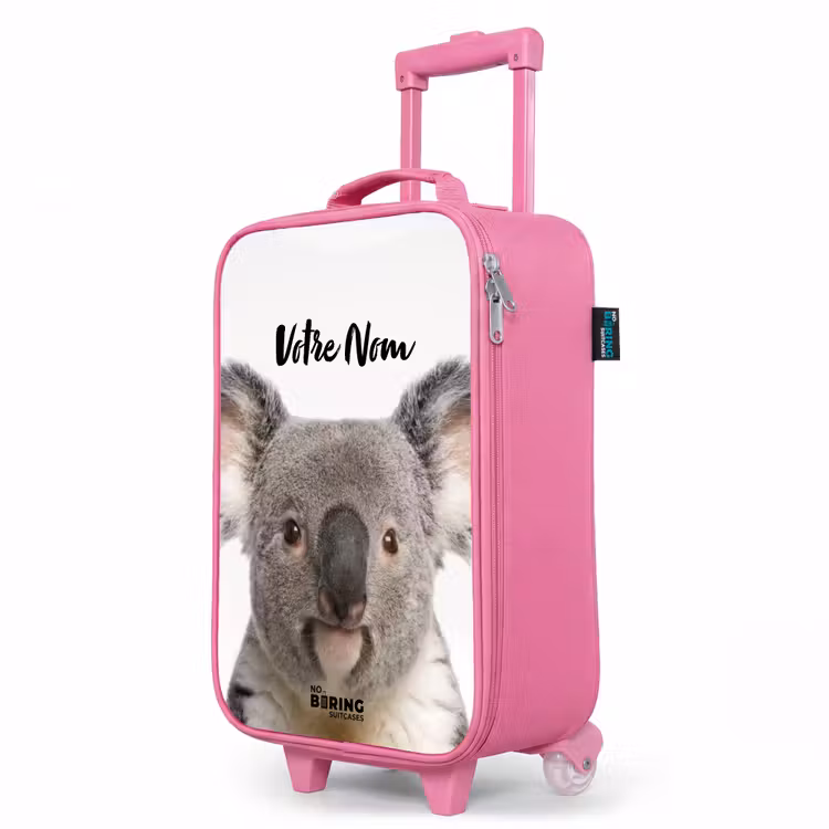 Valise enfant avec nom - Rose - Mignon Koala — 8