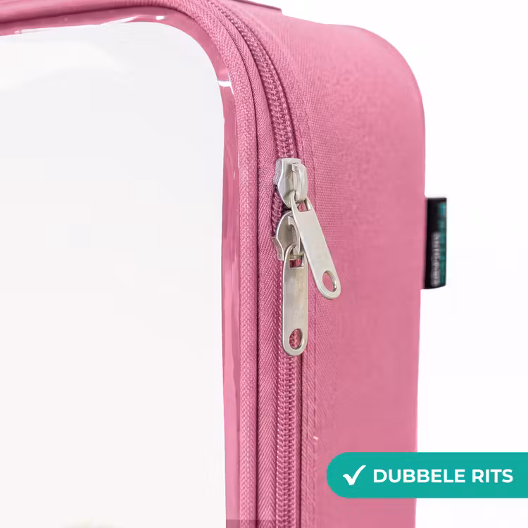 Valise enfant avec nom - Rose - Ours polaire mignon — 7
