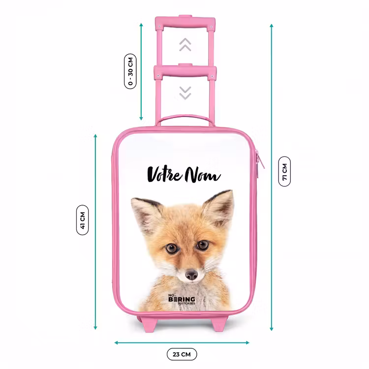 Valise enfant avec nom - Rose - Vicky Fox — 6