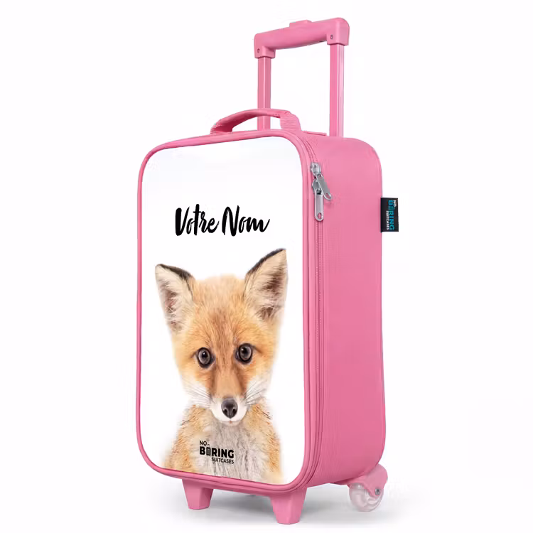 Valise enfant avec nom - Rose - Vicky Fox — 8