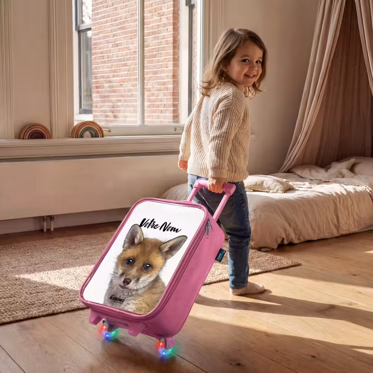 Valise enfant avec nom - Rose - Victor Vos — 2
