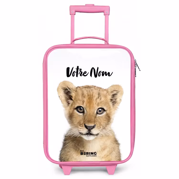 Valise enfant avec nom - Rose - Winnie Cub — 1