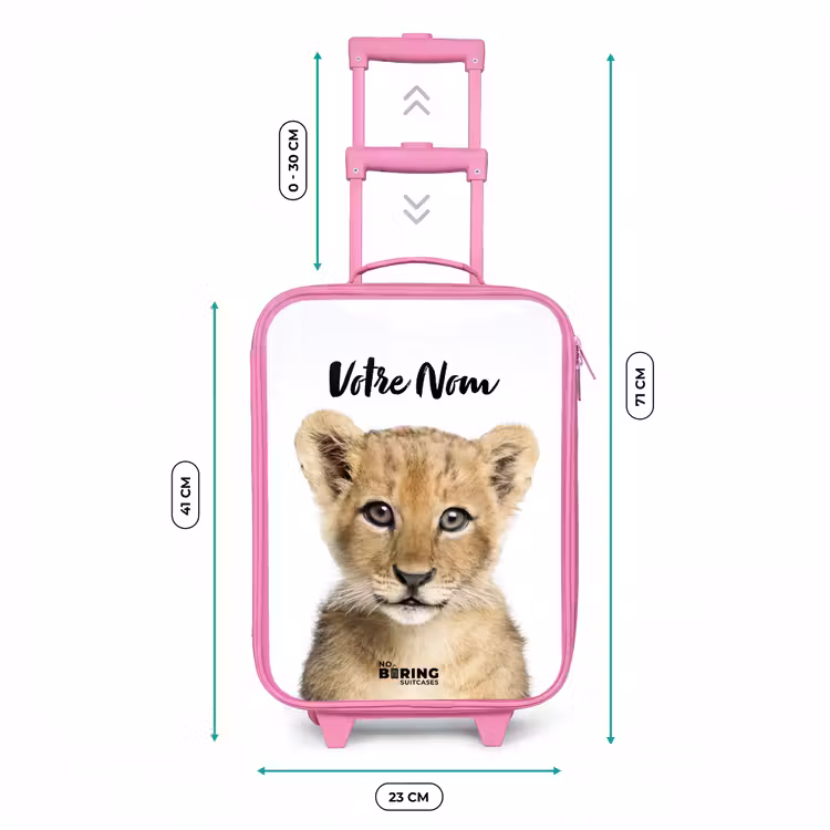 Valise enfant avec nom - Rose - Winnie Cub — 6