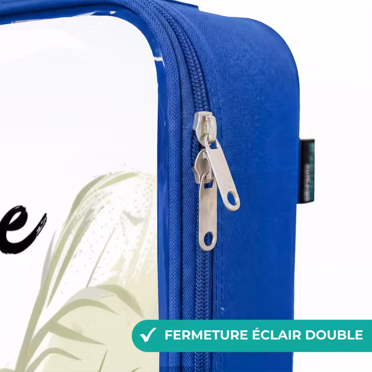 Valise enfant avec nom - Bleu - Girafe Guusje — 7