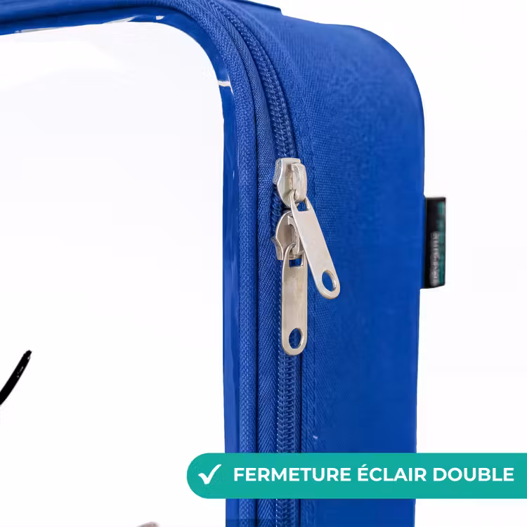 Valise enfant avec nom - Bleu - Halbe Hooglander — 7
