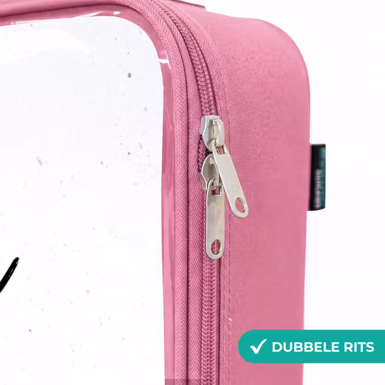 Valise enfant avec nom - Rose - Dino Jungle — 7