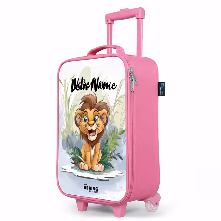 Valise enfant avec nom - Rose - Girafe Guusje — 8