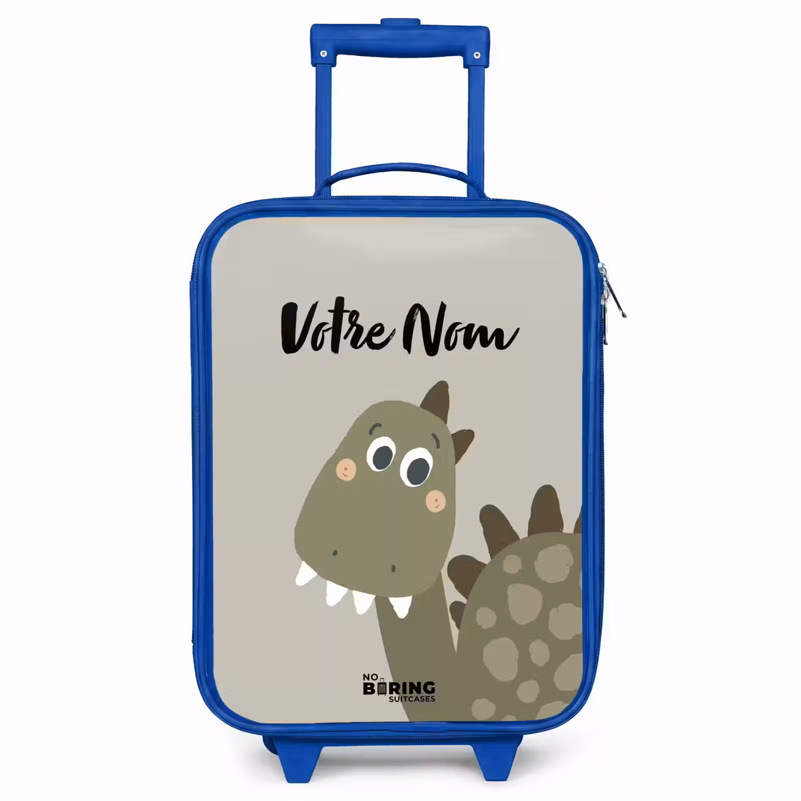 Valise enfant avec nom - Bleu - Danny dino — 1