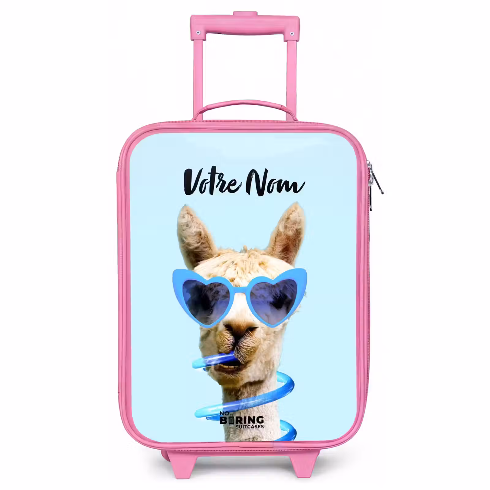 Valise enfant avec nom - Rose - Allard Alpaca — 1