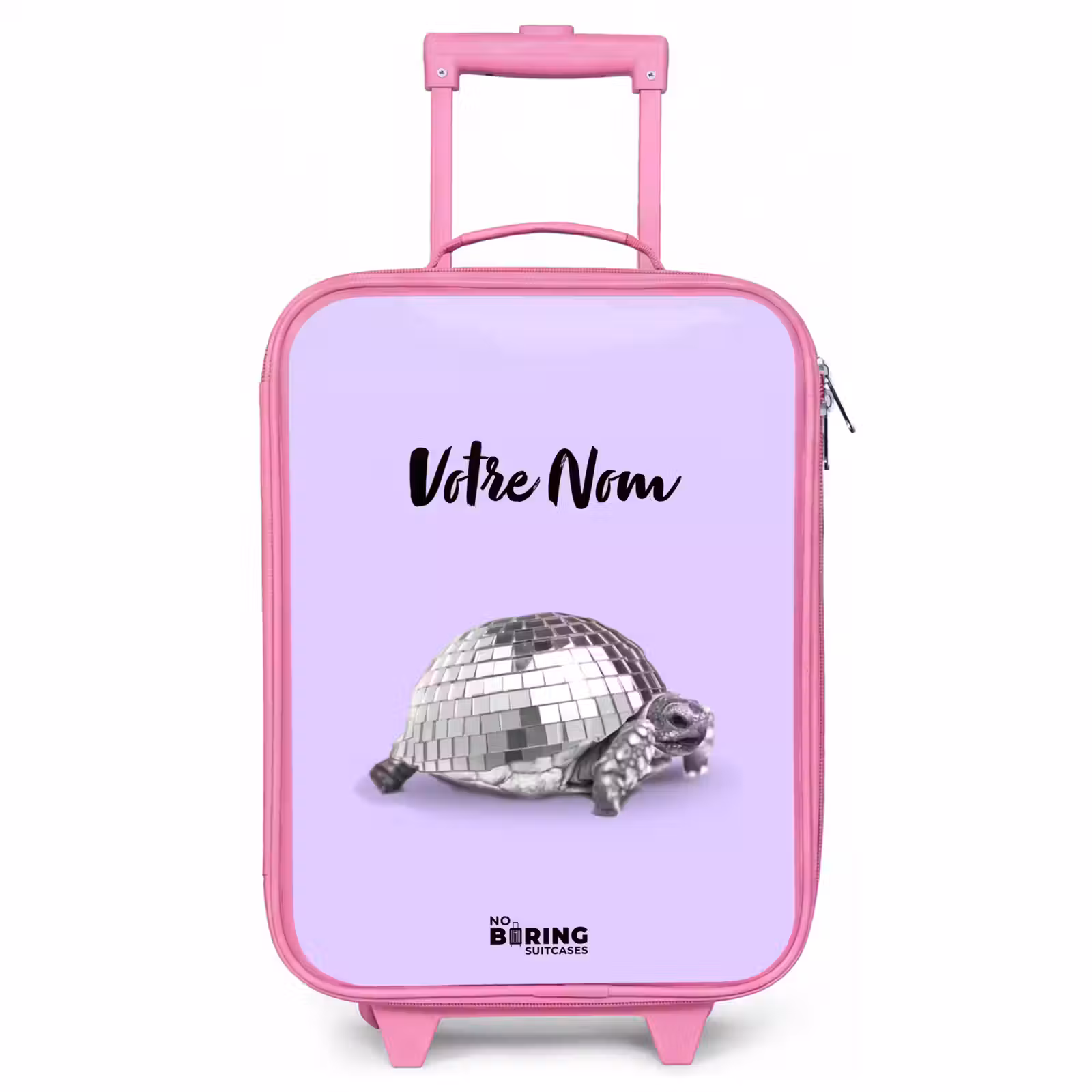 Valise enfant avec nom - Rose - Disco Dirk — 1