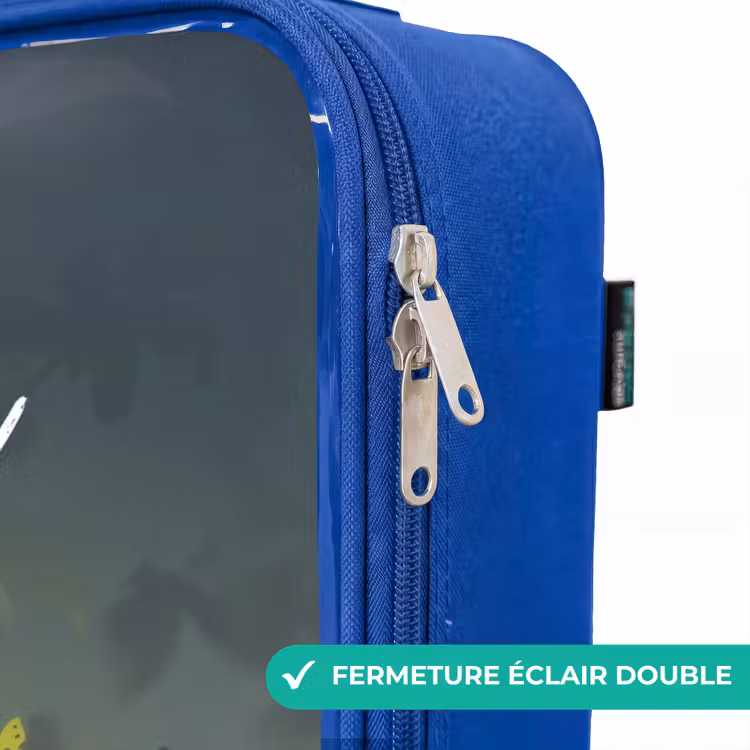 Valise enfant avec nom - Bleu - Branco Brontosaurus — 7
