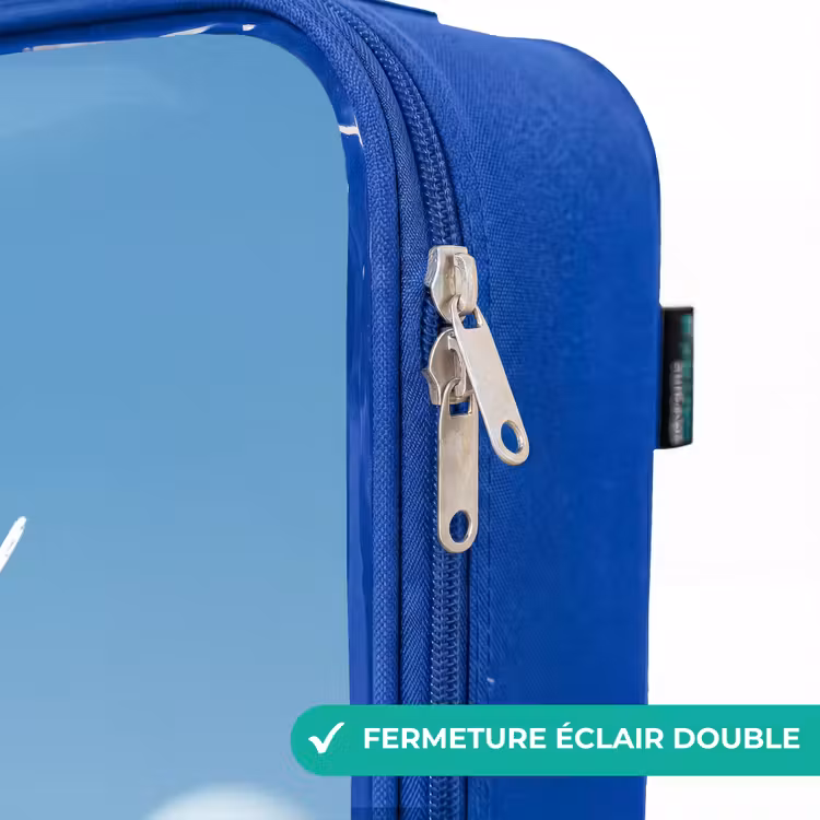 Valise enfant avec nom - Bleu - Darius Dino — 7
