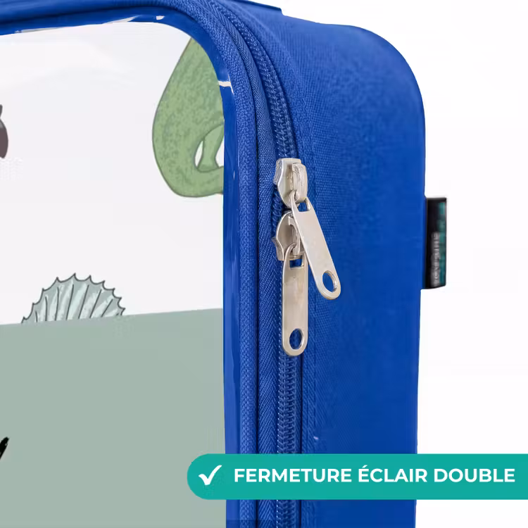 Valise enfant avec nom - Bleu - Dino Dynasty — 7
