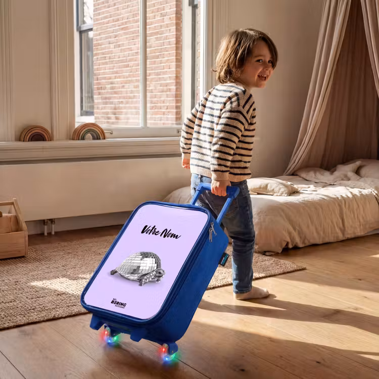 Valise enfant avec nom - Bleu - Disco Dirk — 2
