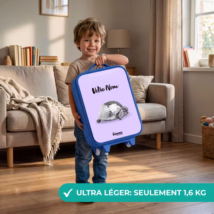 Valise enfant avec nom - Bleu - Disco Dirk — 3