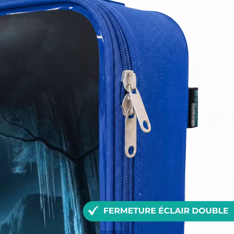 Valise enfant avec nom - Bleu - Junglosaurus — 7