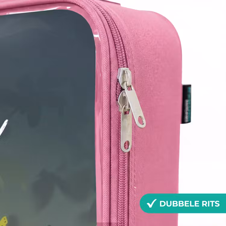 Valise enfant avec nom - Rose - Branco Brontosaurus — 7