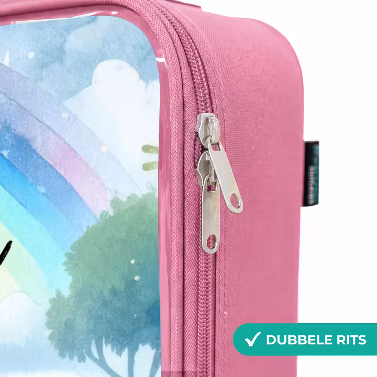 Valise enfant avec nom - Rose - Daantje Dino — 7