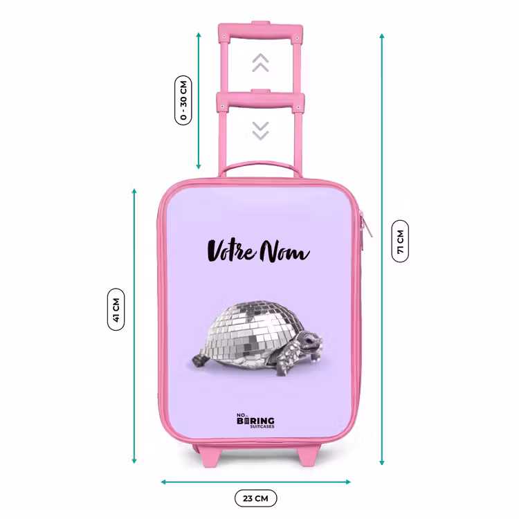 Valise enfant avec nom - Rose - Disco Dirk — 6