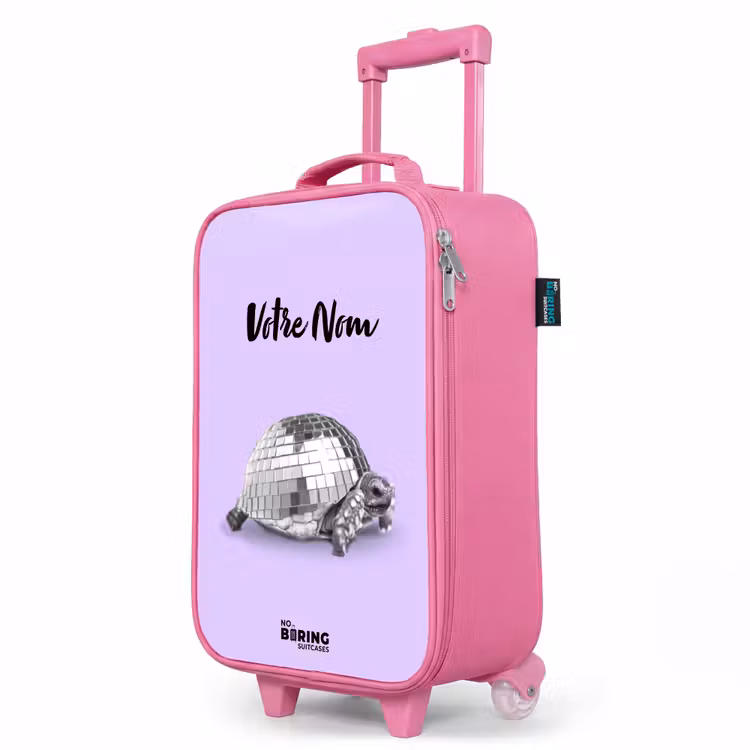 Valise enfant avec nom - Rose - Disco Dirk — 8