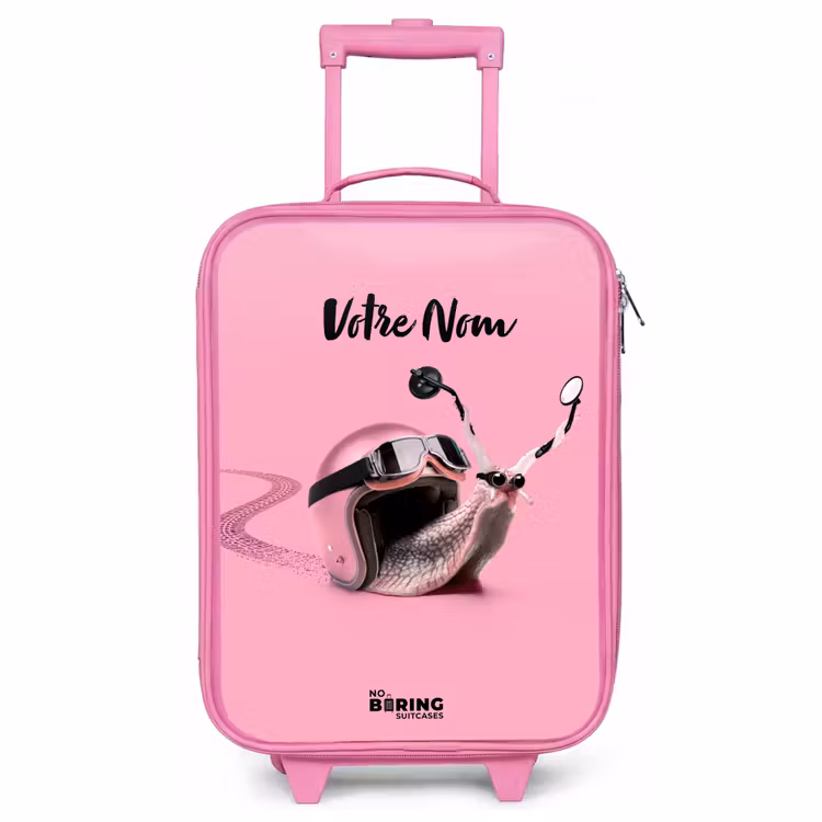 Valise enfant avec nom - Rose - Escar-Go - Rose — 1