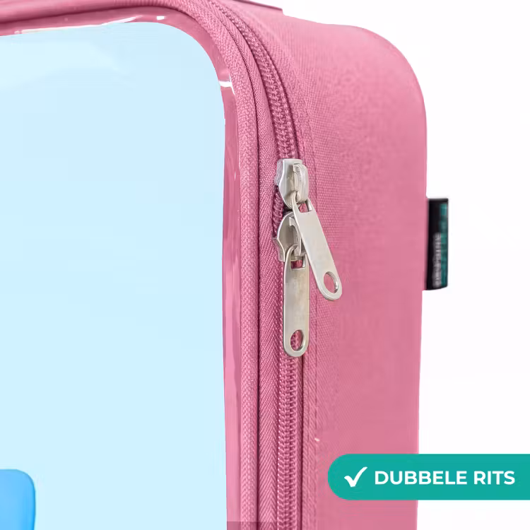 Valise enfant avec nom - Rose - Sierk Ostrich Blue — 7
