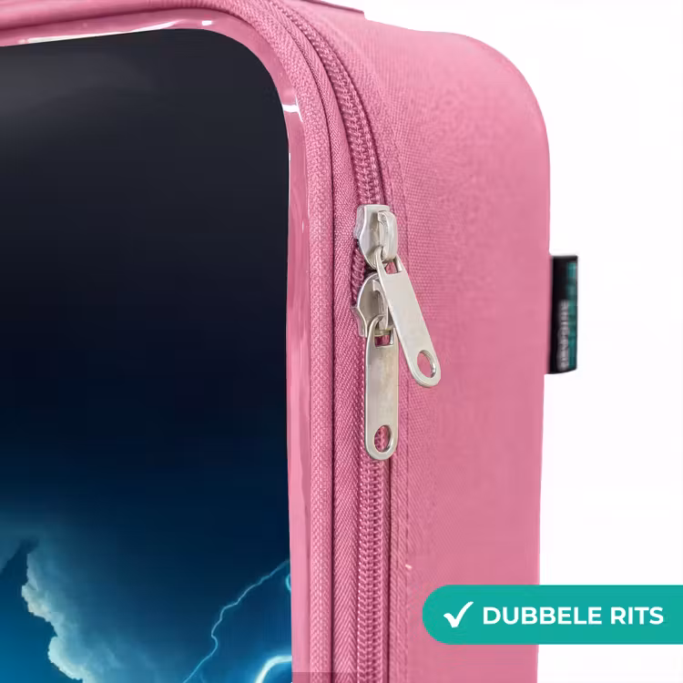Valise enfant avec nom - Rose - Thunderclap dino — 7