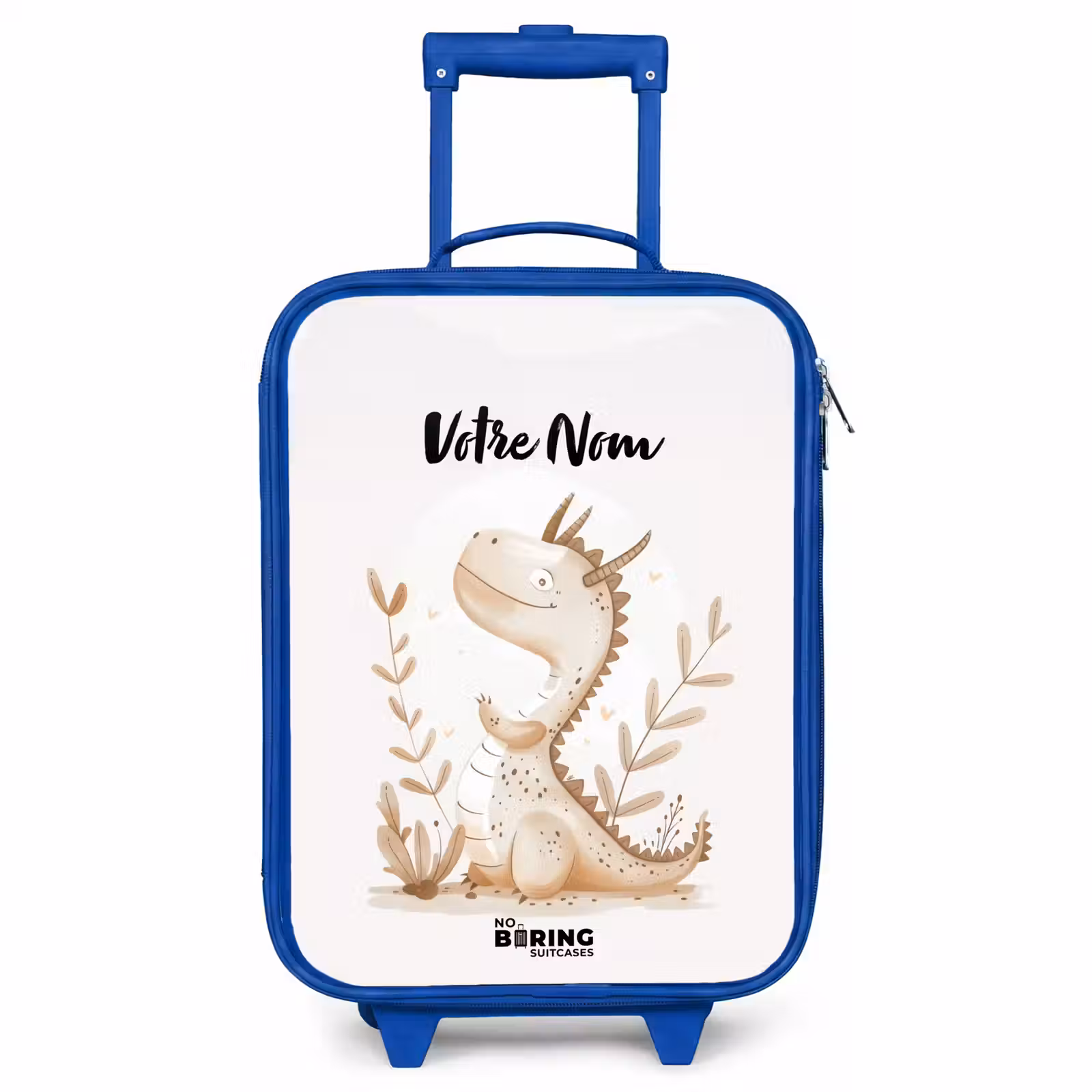 Valise enfant avec nom - Bleu - Dragon Dobby — 1