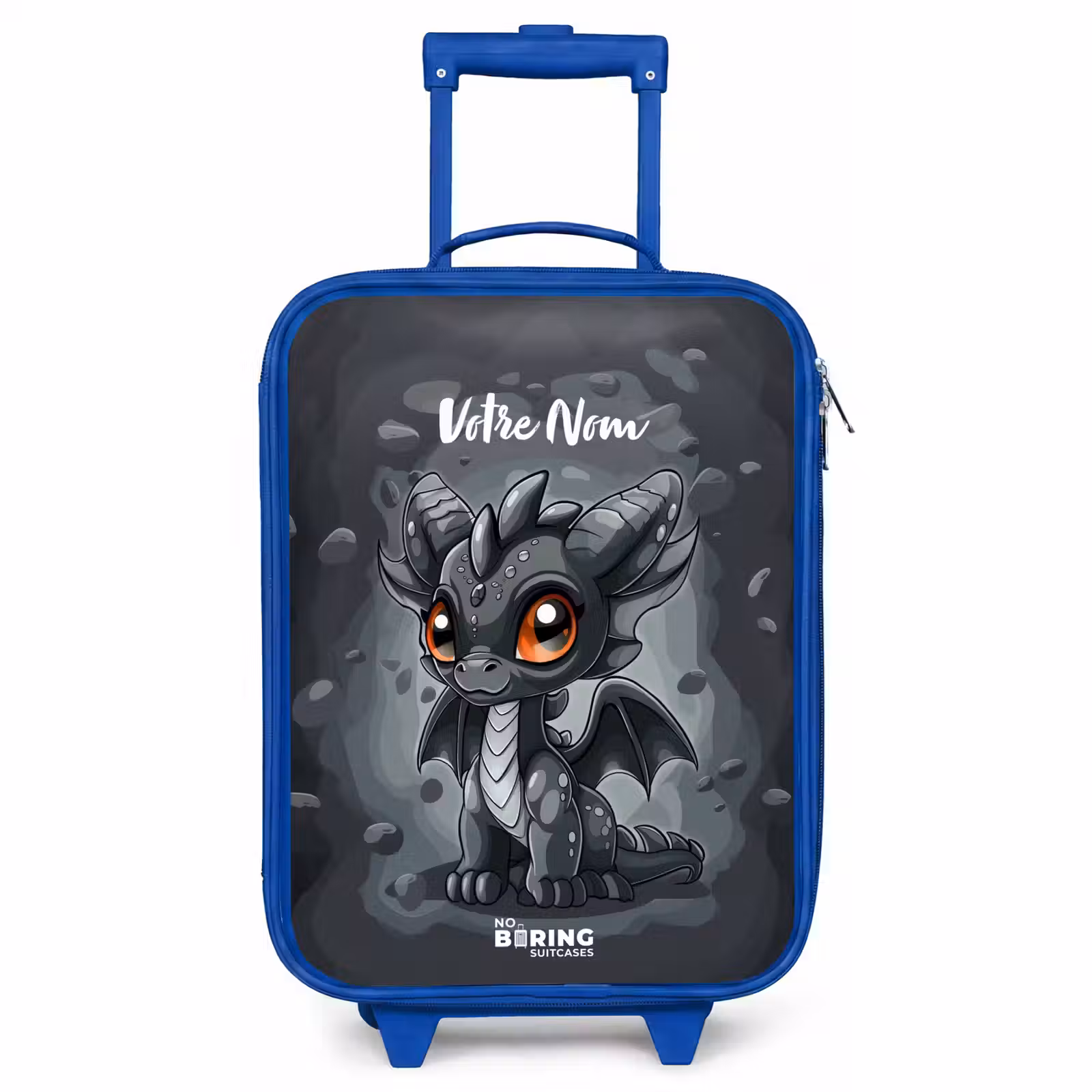 Valise enfant avec nom - Bleu - Gino queue-de-gris — 1