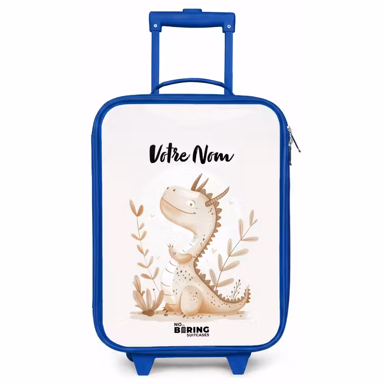 Valise enfant avec nom - Bleu - Dragon Dobby — 1